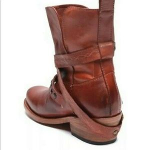 Bed Stu Shill red dip die rustic boots us 10